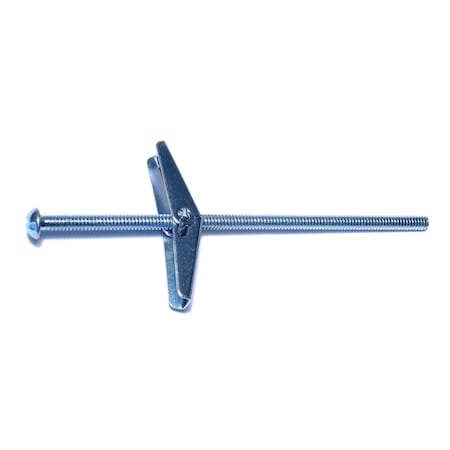 Midwest Fastener Toggle Bolt, 5" L, Steel, 50 PK 04091